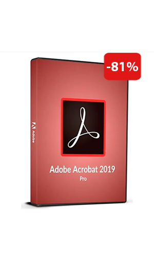 Adobe Acrobat Pro 2019 para PC - Licencia Permanente